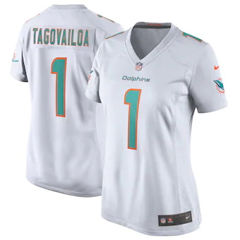 womens nike tua tagovailoa white miami dolphins game jersey